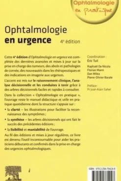 Ophtalmologie en urgence. 4e édition, Eric Tuil