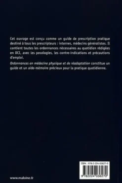 Ordonnances en médecine physique et de réadaptation. 61 prescriptions courantes, Camille Daste