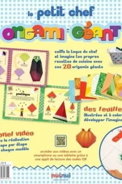 Origami géant pour les petits. Le petit chef, Rita Foelker
