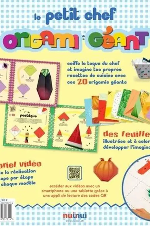 Origami géant pour les petits. Le petit chef, Rita Foelker