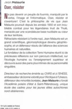 Oser, résister, Jean Malaurie