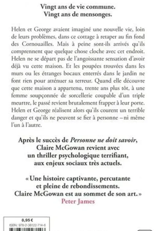 Ouvre-moi, Claire McGowan