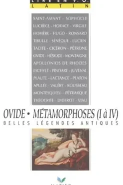 OVIDE METAMORPHOSES. Livre 1 à 4, belles légendes antiques, Christine Sodini-Dubarry