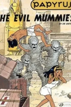 Papyrus Tome 4 : The evil mummies. Edition en anglais, Lucien De Gieter