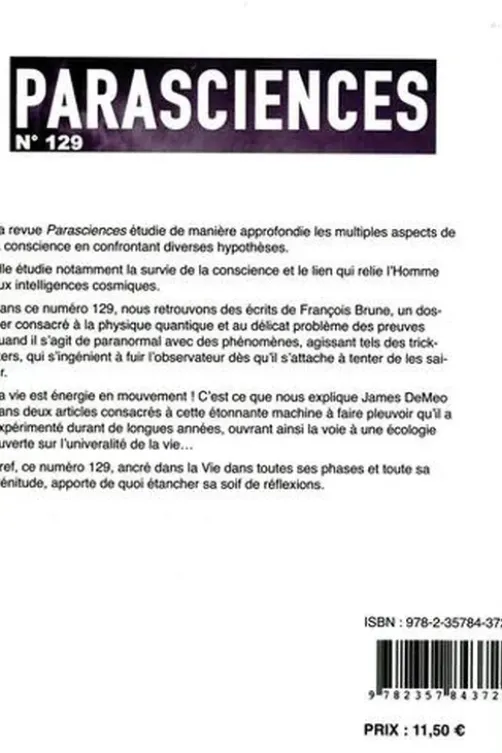 Parasciences N° 129, Jean-Michel Grandsire