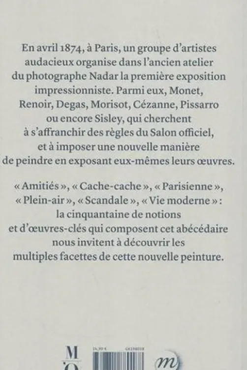 Paris 1874. Abécédaire impressionniste, Sylvie Patry