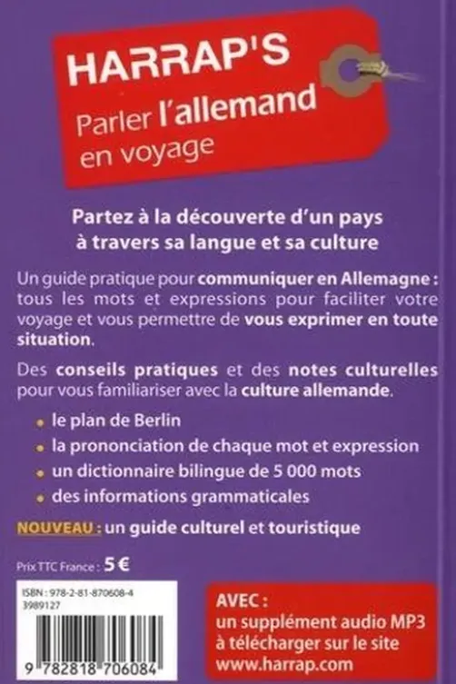 Parler l'allemand en voyage. Avec 1 Plan détachable, Dorian Astor