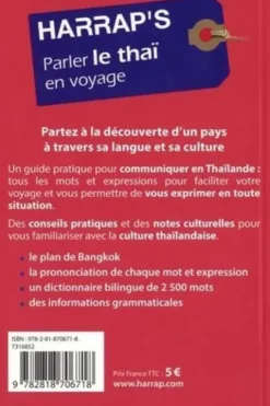 Parler le thaï en voyage. Avec 1 Plan détachable, Harrap