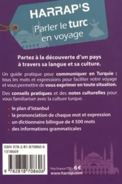 Parler le turc en voyage. Avec 1 Plan détachable, Metin Achard