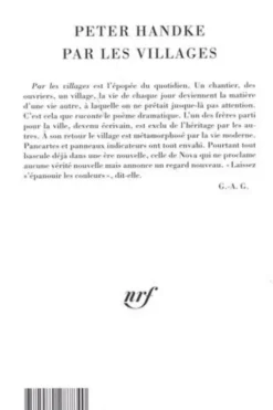 Par les villages, Peter Handke