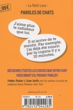 Paroles de chat, Frédéric Pouhier