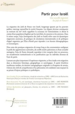 Partir pour Israël. Une nouvelle migration de Juifs de France ?, Yann Scioldo-Zürcher