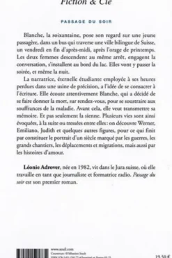Passage du soir, Léonie Adrover