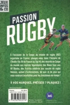 Passion Rugby. Avec 1 crayon à papier, Maxime Lafon
