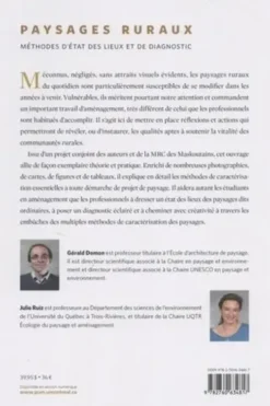 Paysages ruraux. Méthodes d'état des lieux et de diagnostic, Gérald Domon