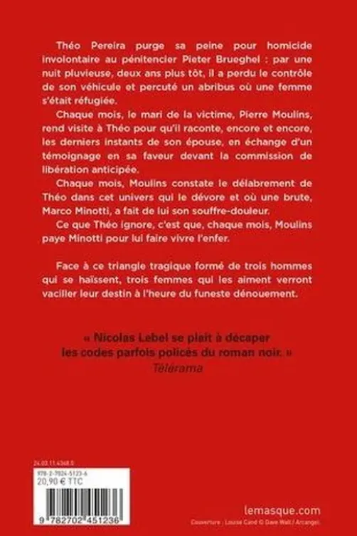 Peines perdues. Une tragédie en cinq actes, Nicolas Lebel