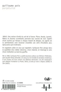 Perpétuité, Guillaume Poix