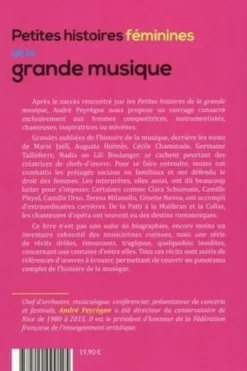 Petites histoires féminines de la grande musique, André Peyrègne