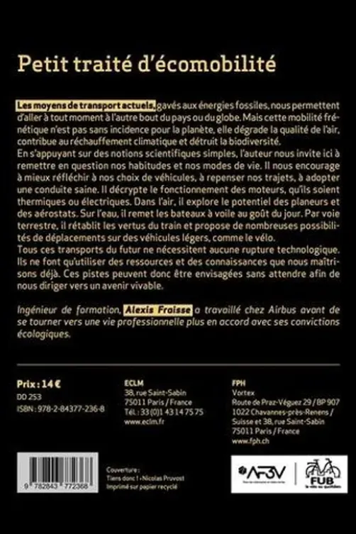 Petit traité d'écomobilité, Alexis Fraisse