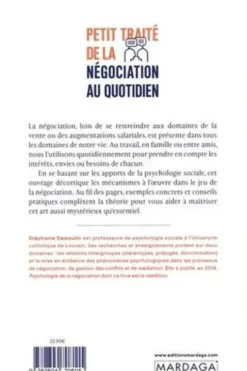 Petit traité de la négociation au quotidien, Stéphanie Demoulin
