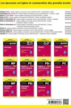 Physique-Chimie BCPST, G2E, Agro-Véto, ENS, ENCP. Annales corrigées et commentées 2018-2019-2020-2021, Caroline Bérenger