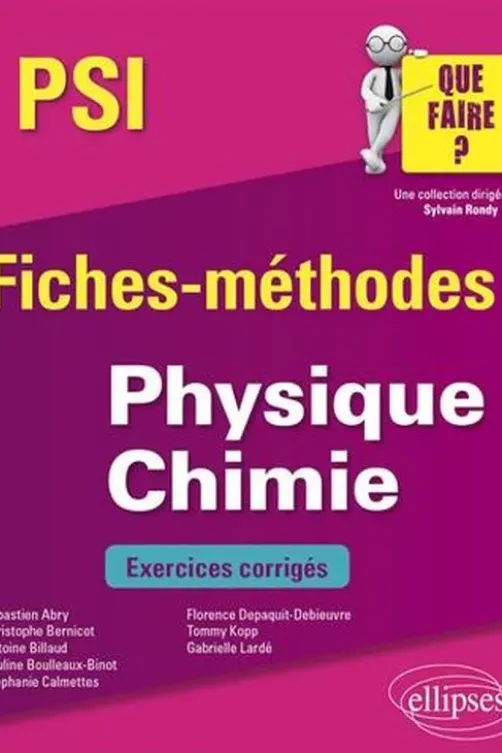 Physique-Chimie PSI, Christophe Bernicot