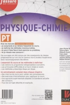Physique-Chimie PT, Jean-Michel Bauduin