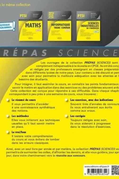 Physique-Chimie PTSI. 4e édition, Thierry Finot