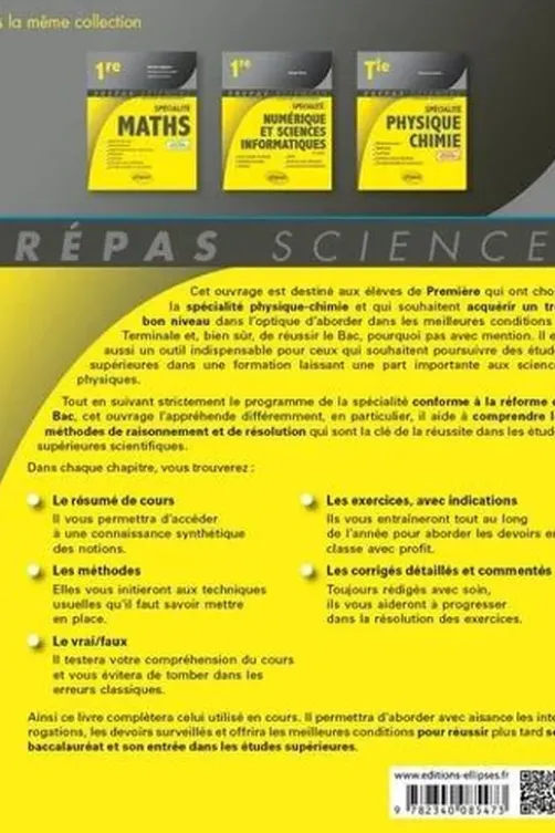 Physique-chimie 1re. 3e édition, Cédric Roux