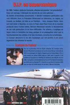 Pilote de Concorde. Vols spéciaux, Bernard Marchand