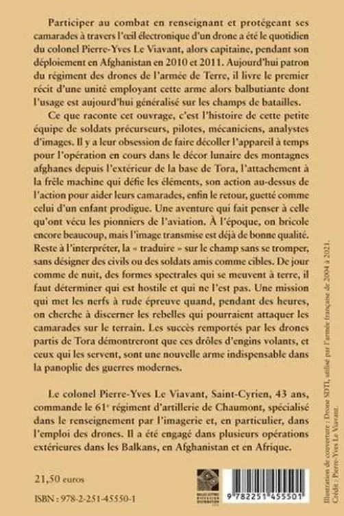 Pilote de drone. Le premier récit d'une unité de drones de l'armée française, Pierre-Yves Le Viavant