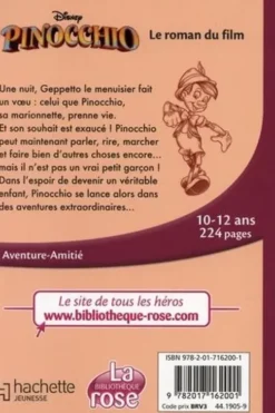 Pinocchio. Le roman du film, Disney