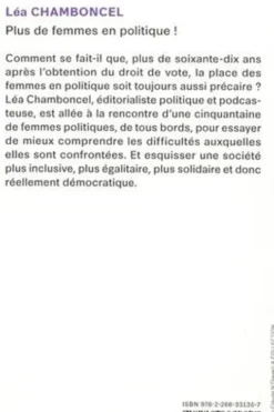 Plus de femmes en politique !, Léa Chamboncel