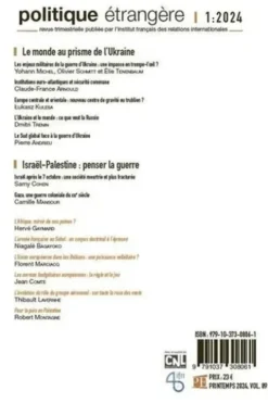 Politique étrangère N° 1, printemps 2024 : Le monde au prisme de l'Ukraine, IFRI