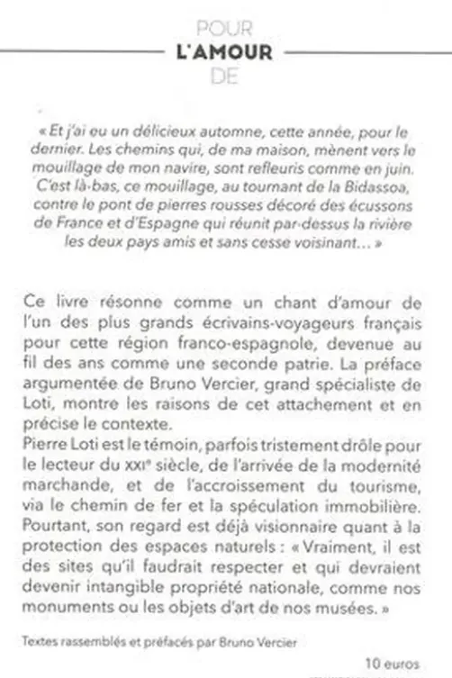Pour l'amour de... Le Pays basque, Pierre Loti