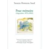 Pour mémoire (Argentine 1976-1983). Edition bilingue français-espagnol, Susana Romano Sued