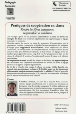 Pratiques de coopération en classe, Christian Staquet