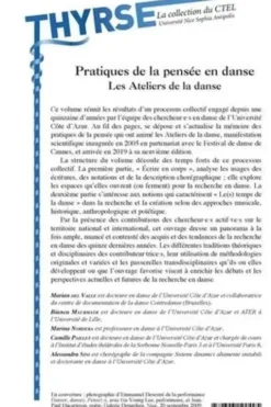 Pratiques de la pensée en danse. Les ateliers de la danse, Marina Nordera