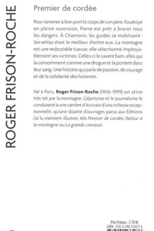 Premier de cordée, Roger Frison-Roche