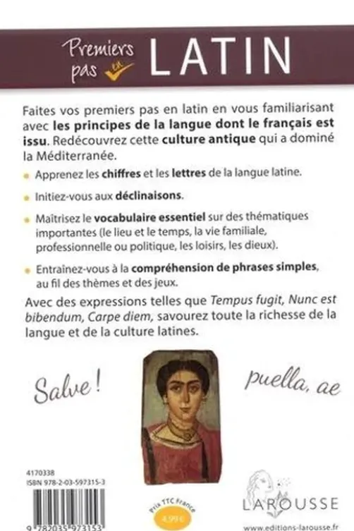 Premiers pas en latin, Sarah Bach