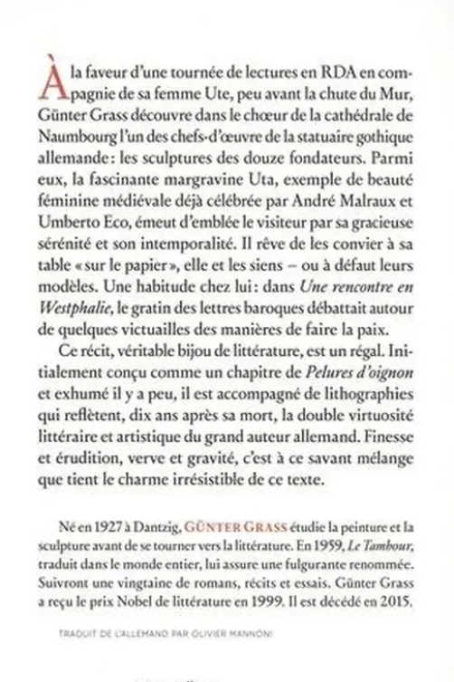 Prendre la pose. Une légende, Günter Grass