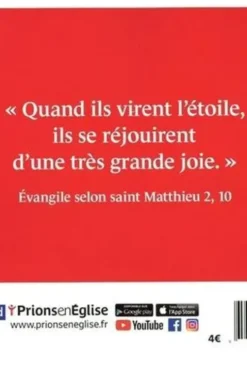 Prions en Eglise petit format N° 457, janvier 2025, Karem Bustica