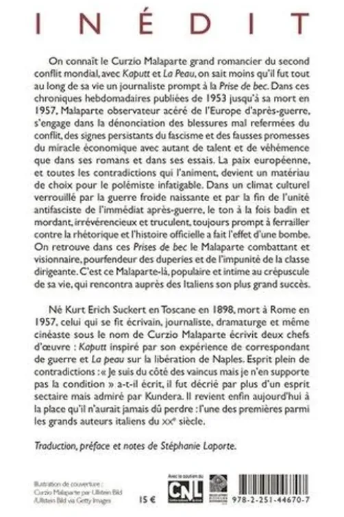 Prises de bec, Curzio Malaparte