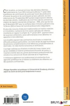 Procédures civiles d'exécution. Edition 2023, Philippe Hoonakker