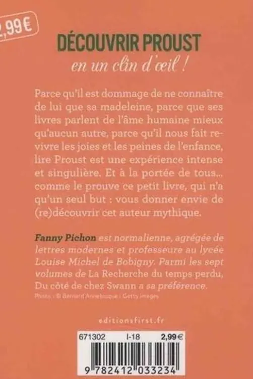 Proust en un clin d'oeil !, Fanny Pichon