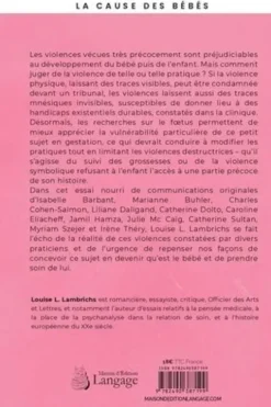 Puisqu'ils n'en diront rien. Violences faites au bébé, Louise Lambrichs