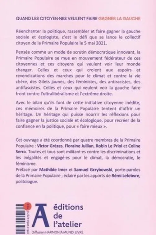 Quand les citoyen.nes veulent faire gagner la gauche, Victor Grezes