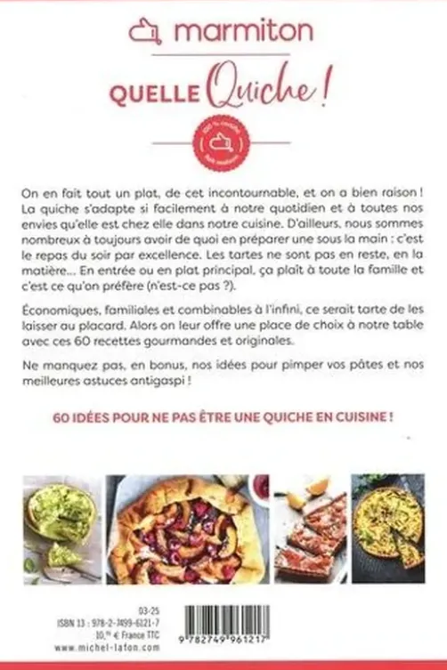 Quelle quiche !, Marmiton