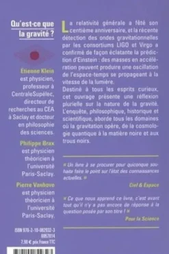 Qu'est-ce que la gravité ? Le grand défi de la physique, Etienne Klein