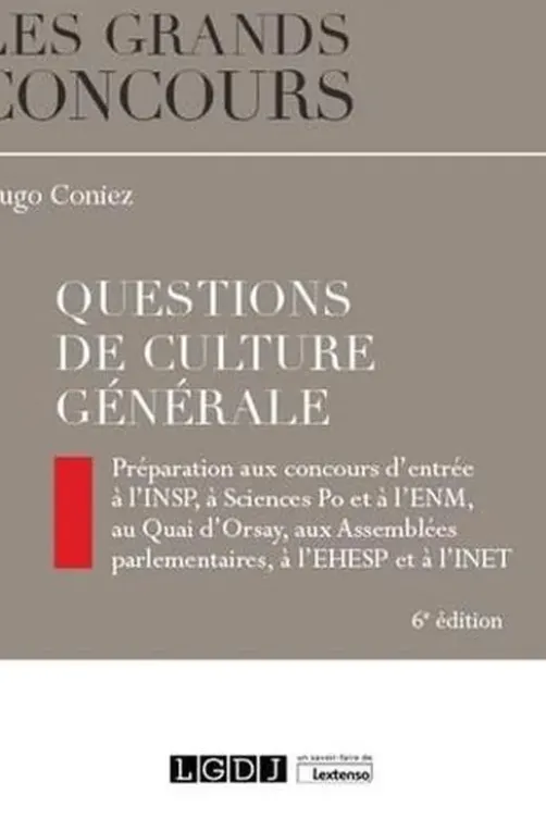Questions de culture générale. 5e édition, Hugo Coniez